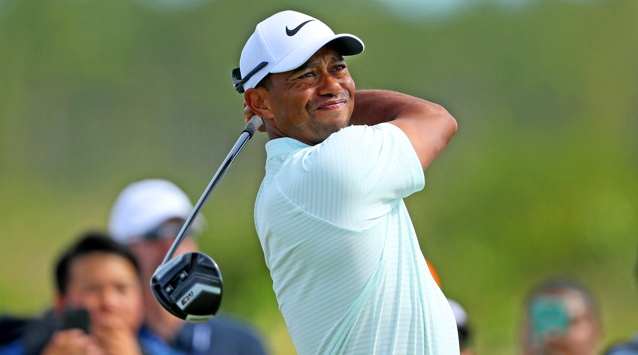 Tiger Woods during the second round of the 2018 Hero World Challenge.