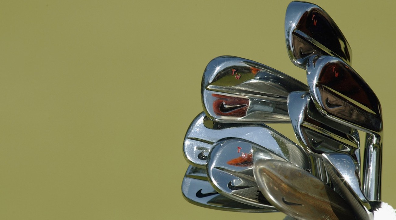 Tiger Woods' Nike Forged irons. 