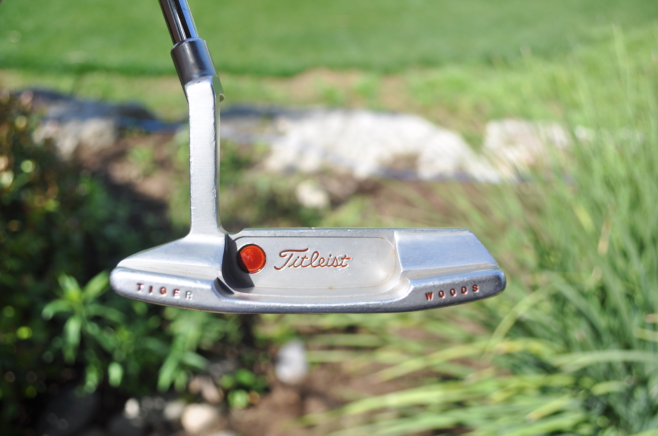 Tiger Woods' Scotty Cameron Newport 2 GSS putter. 