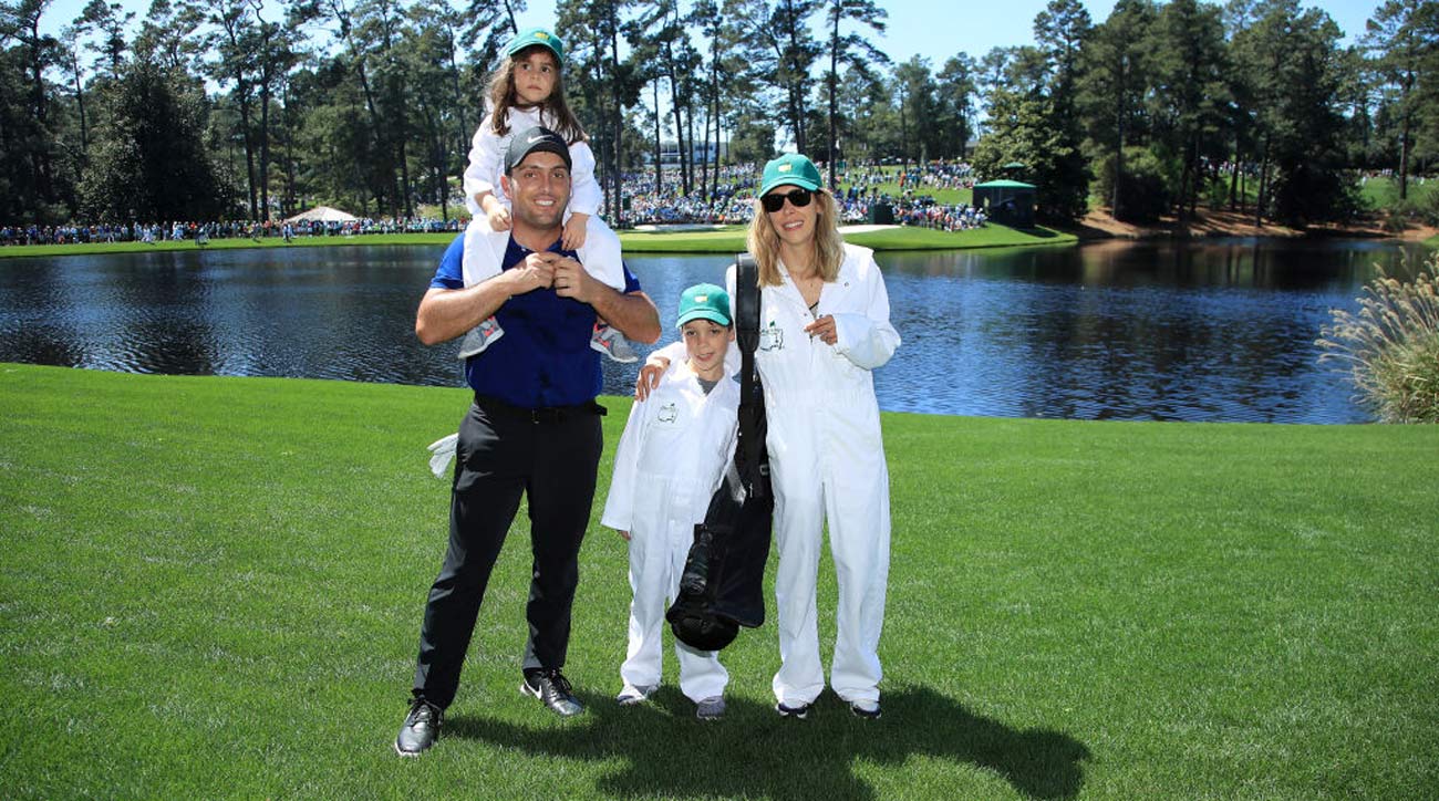 Francesco Molinari and his family