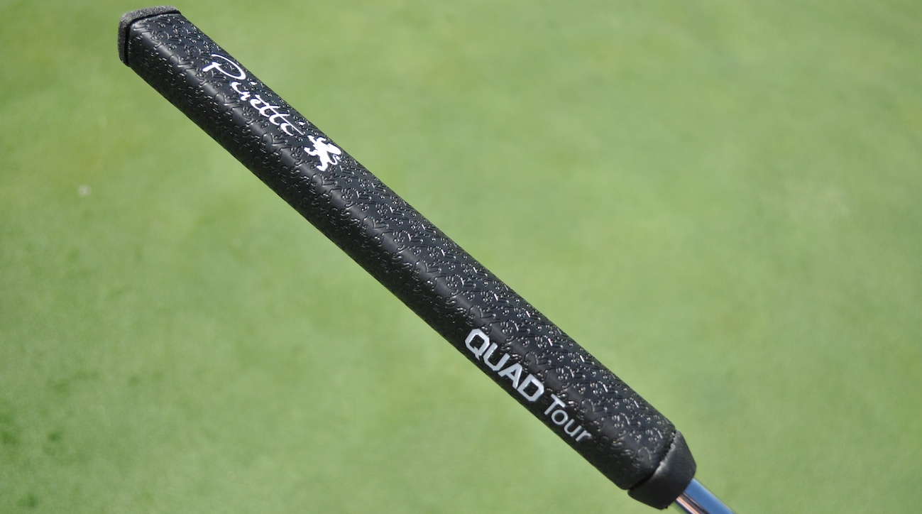Tony Finau's Piretti Garsen Quad Tour grip is 95 grams lighter than what he was using previously. 