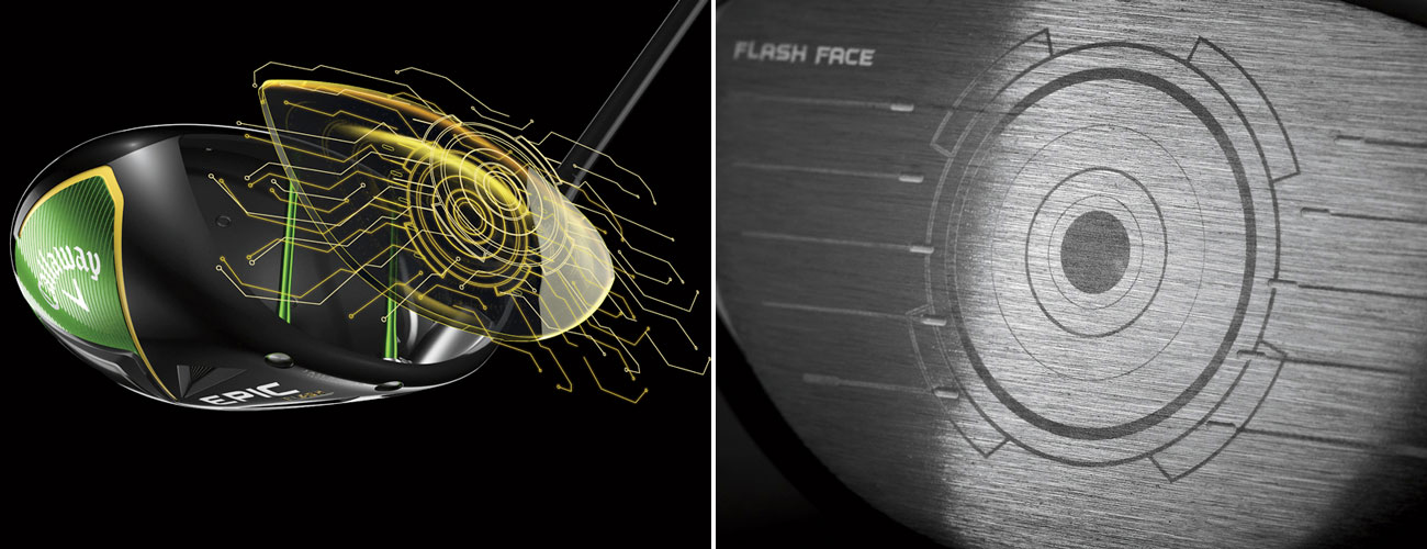 The advanced thinking that gives the Epic Flash its pop involved pairing Callaway's Flash Face and Jailbreak tecnologies.