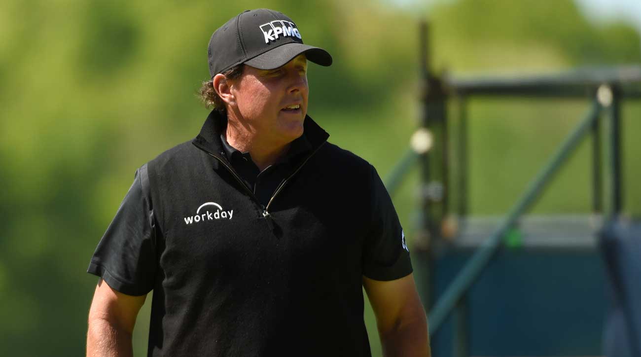 Phil Mickelson at the 2019 Memorial.