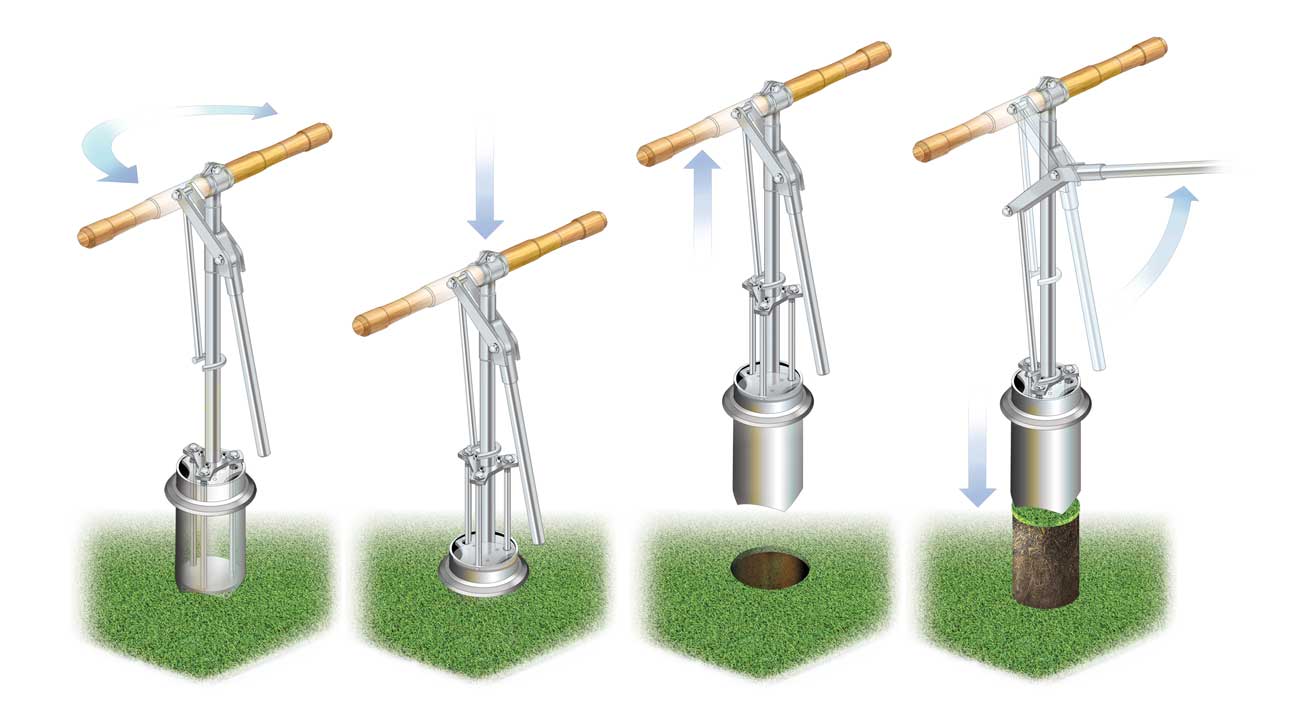 How it works hole cutter