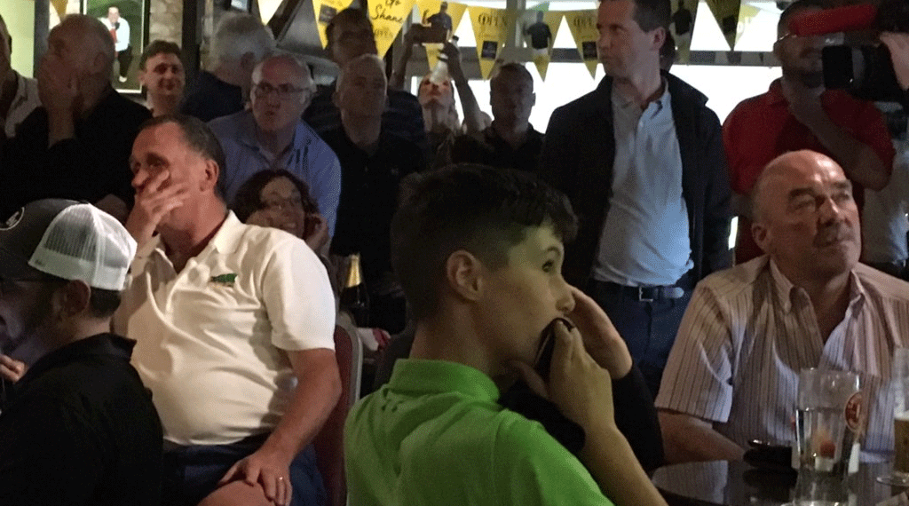 Among the attendees was Esker Hills member Dominic Fleming (far right), who bears more than a passing resemblance to the late designer Alister MacKenzie. 