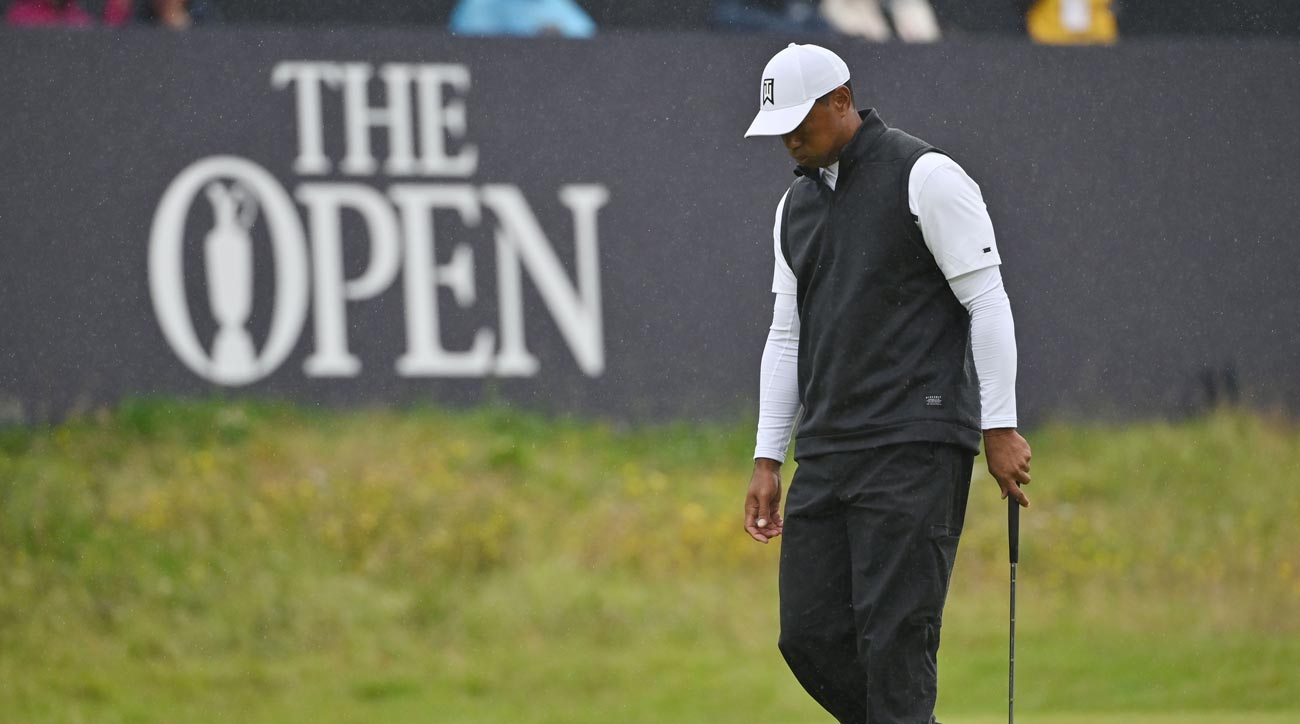 Tiger Woods missed the cut at the 2019 Open Championship at Royal Portrush.