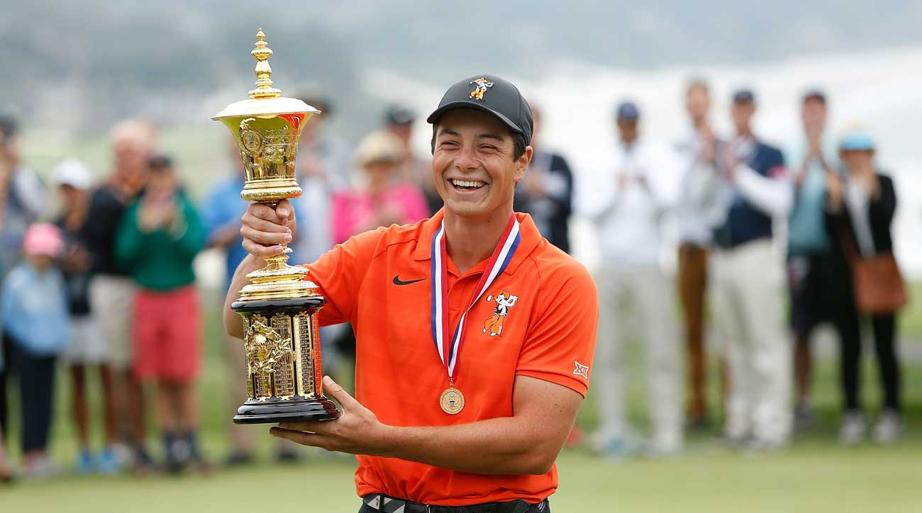 Viktor Hovland won the 2018 U.S. Amateur at Pebble Beach.