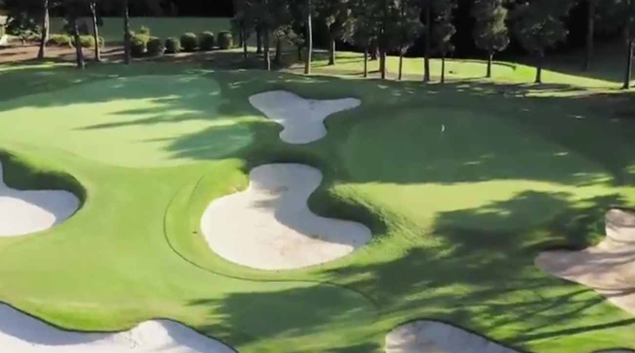 Accordia Golf Narashino Country Club features two greens on every hole.