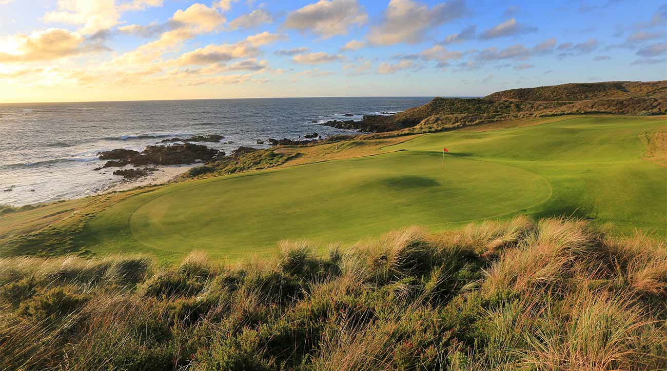 The 17th hole at Cape Wickham in Australia.