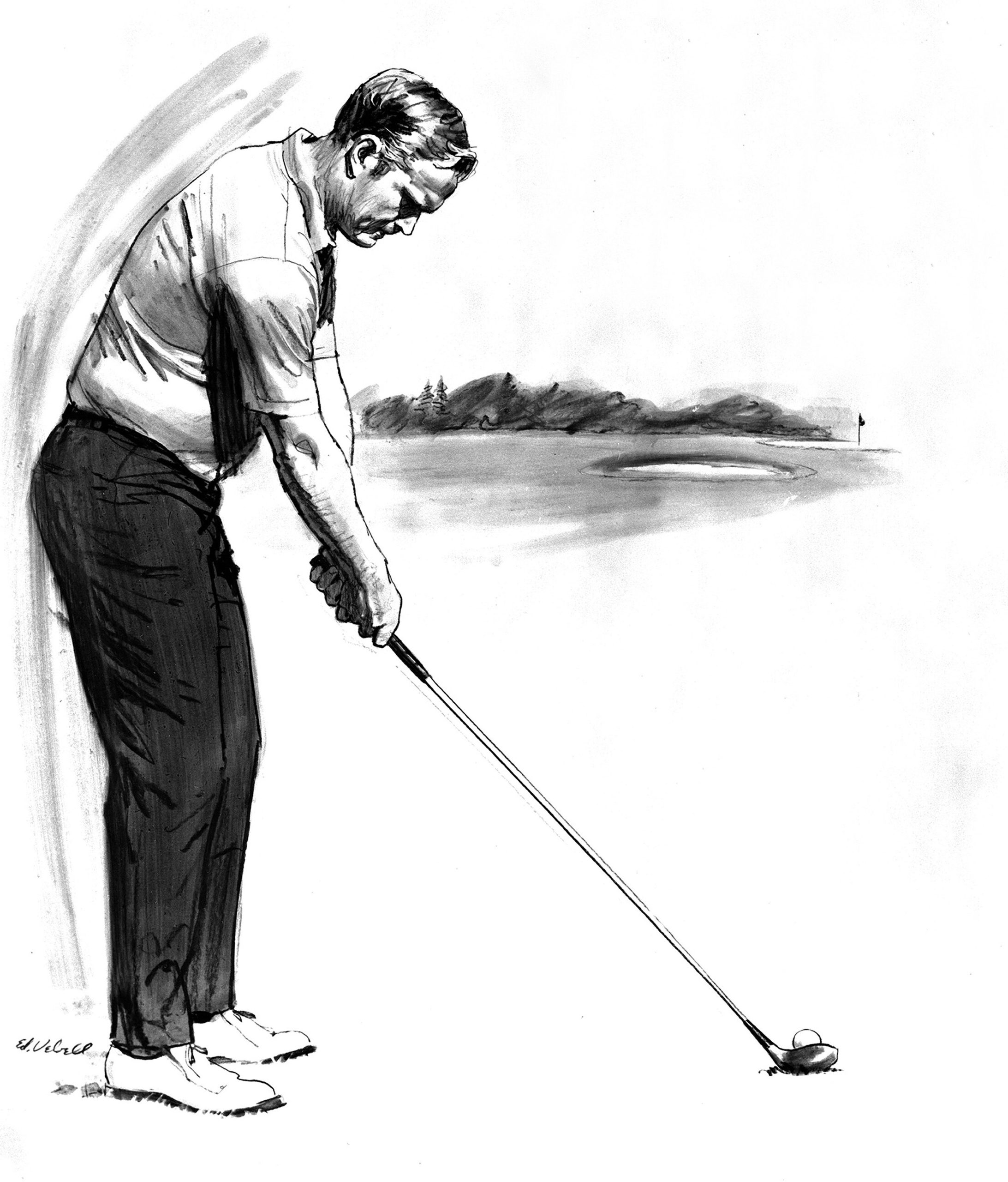 (Drawing by Ed Vebell/Getty Images)