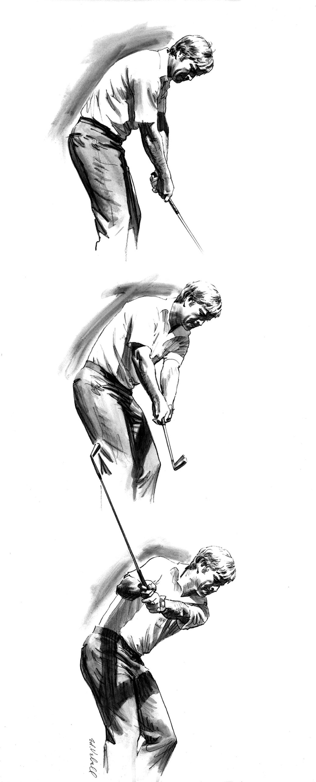 (Drawing by Ed Vebell/Getty Images)