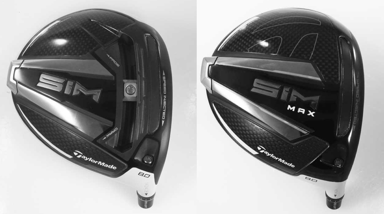 TaylorMade's SIM and SIM Max drivers were spotted on the USGA's conforming driver head list. 