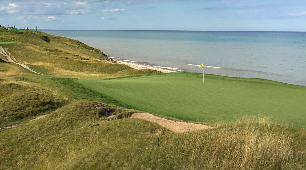 All of Whistling Straits' par-3s come with gorgeous water views.