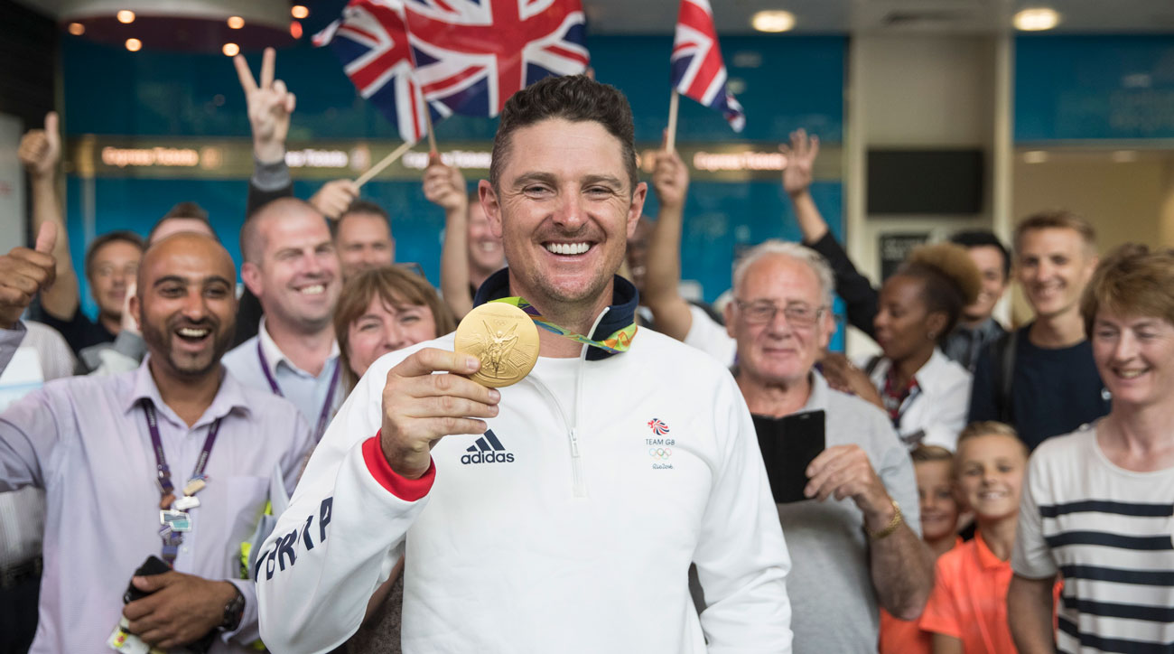 Justin Rose touted his Gold Medal wherever he went in 2016.