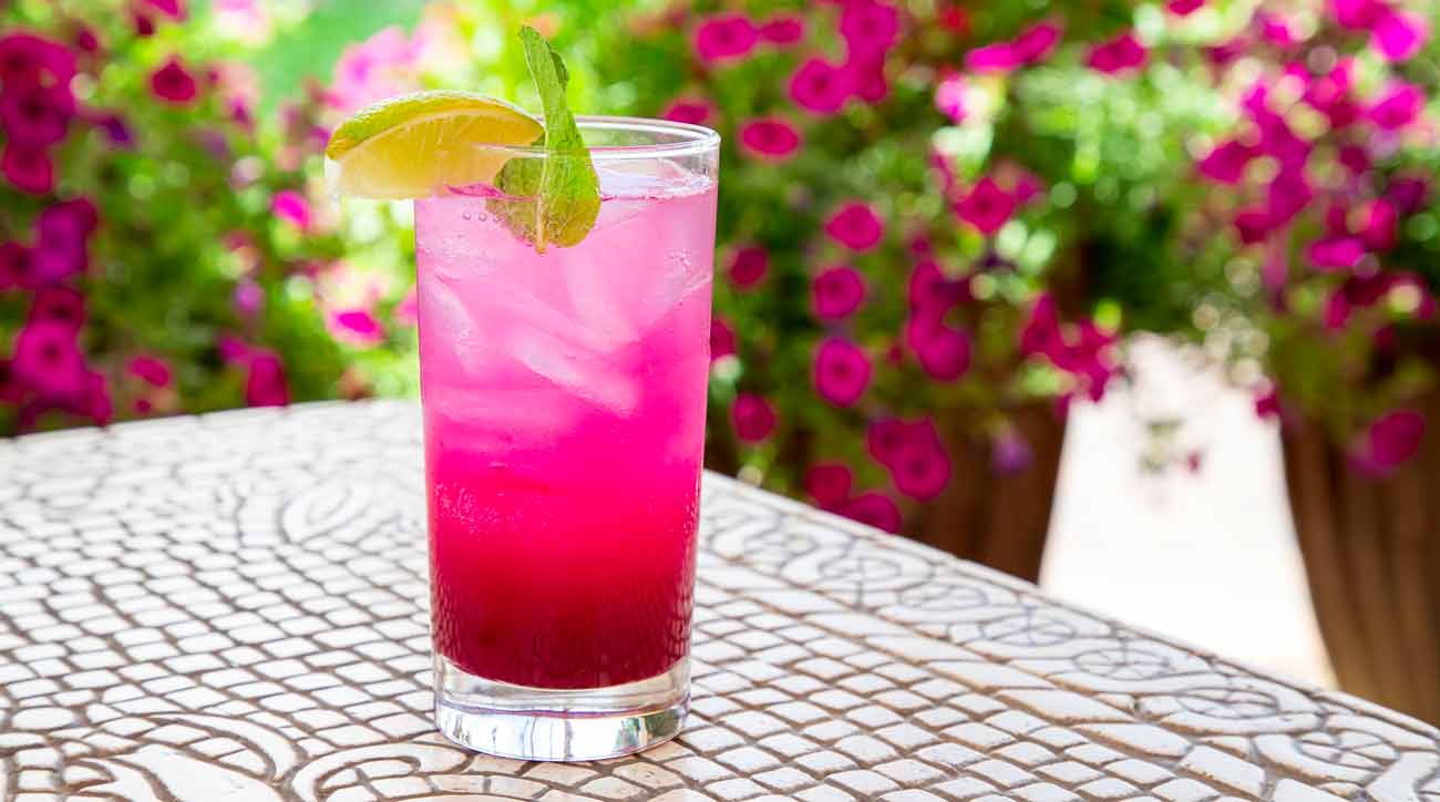 Prickly pear mocktail
