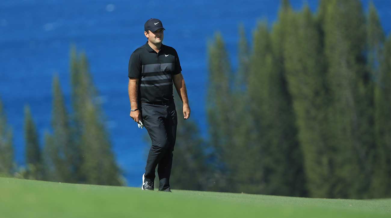 Patrick Reed walks down the fairway at the Sentry Tournament of Champions.