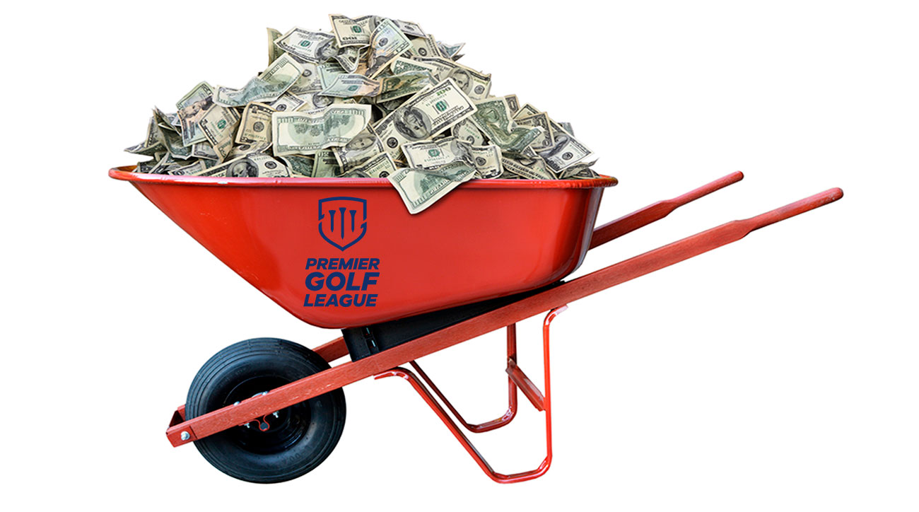 The Premier Golf League promises hefty paydays.