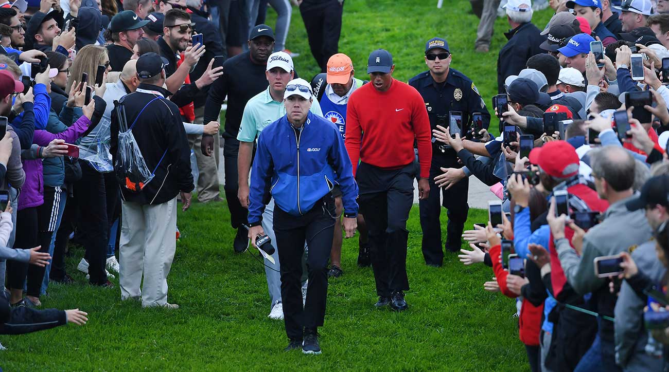 Tiger Woods shot a final-round 70 on Sunday at the Farmers Insurance Open.