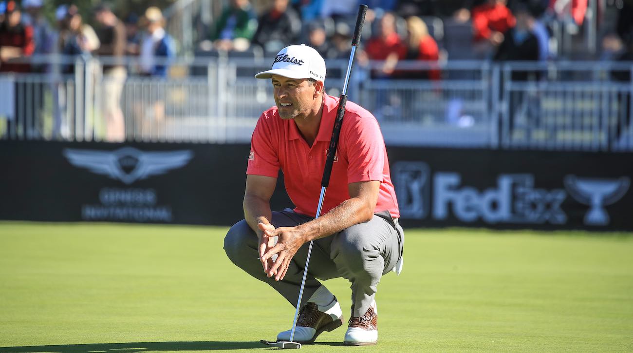 Adam Scott's putter of choice is a Xperimental prototype — but it's not the only one he practices with each week.