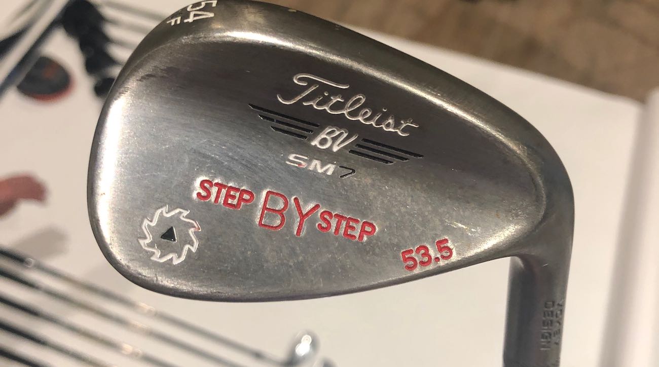 Webb Simpson's Titleist Vokey Design SM7 wedge. 