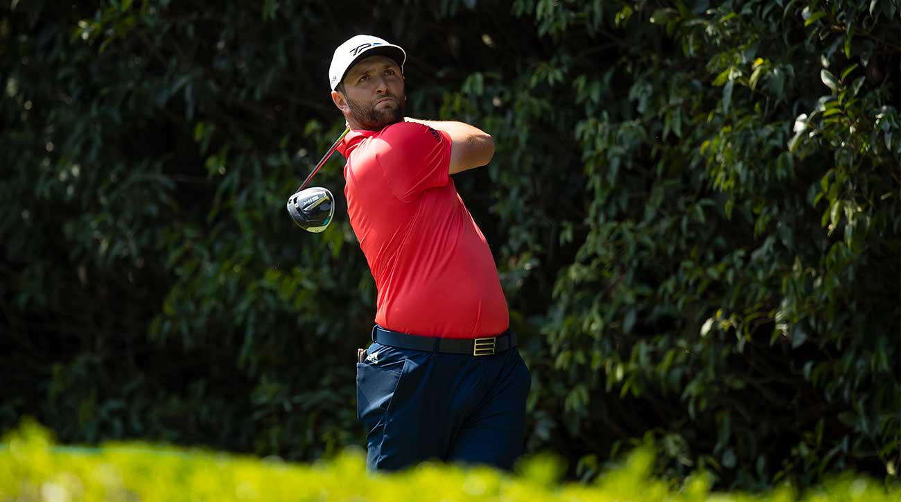 Jon Rahm tees off during the final round of the WGC-Mexico Championship on Sunday in Mexico City.