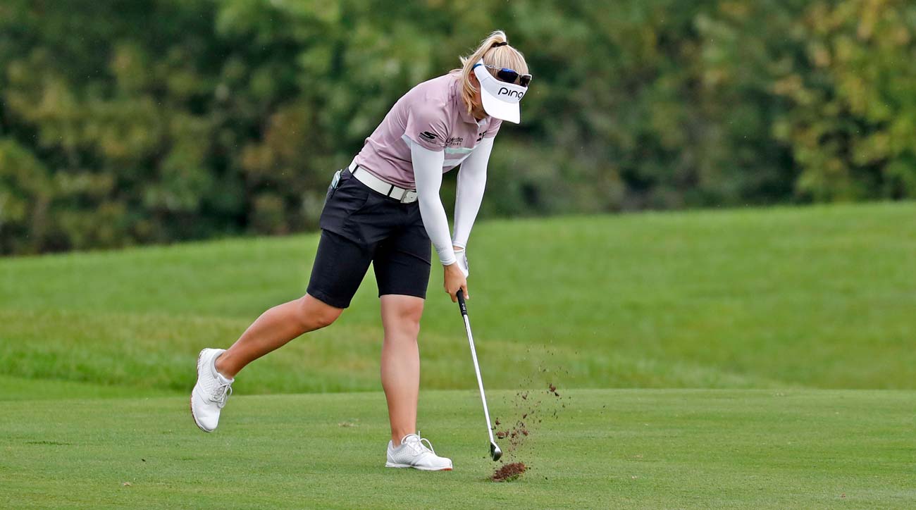 Having no thoughts on the course is the most beneficial to your game.