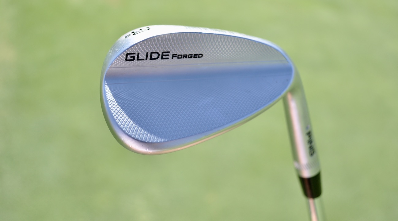 Cameron Champ's 50-degree Ping Glide Forged wedge. 