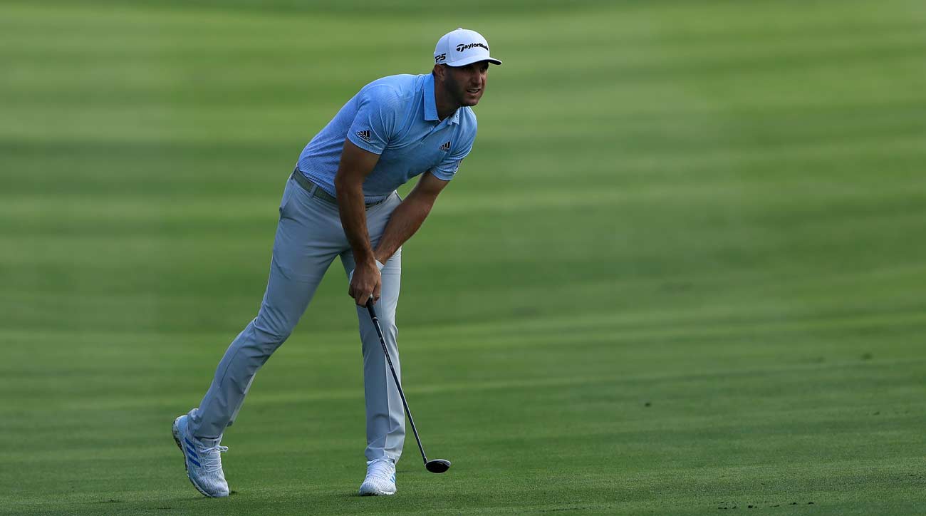 dustin johnson mudball tpc sawgrass