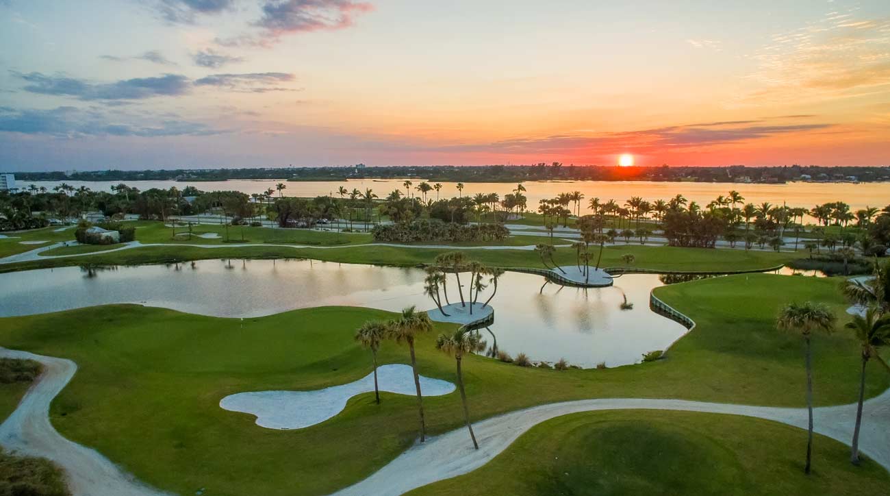 Sunset over the Intracoastal.