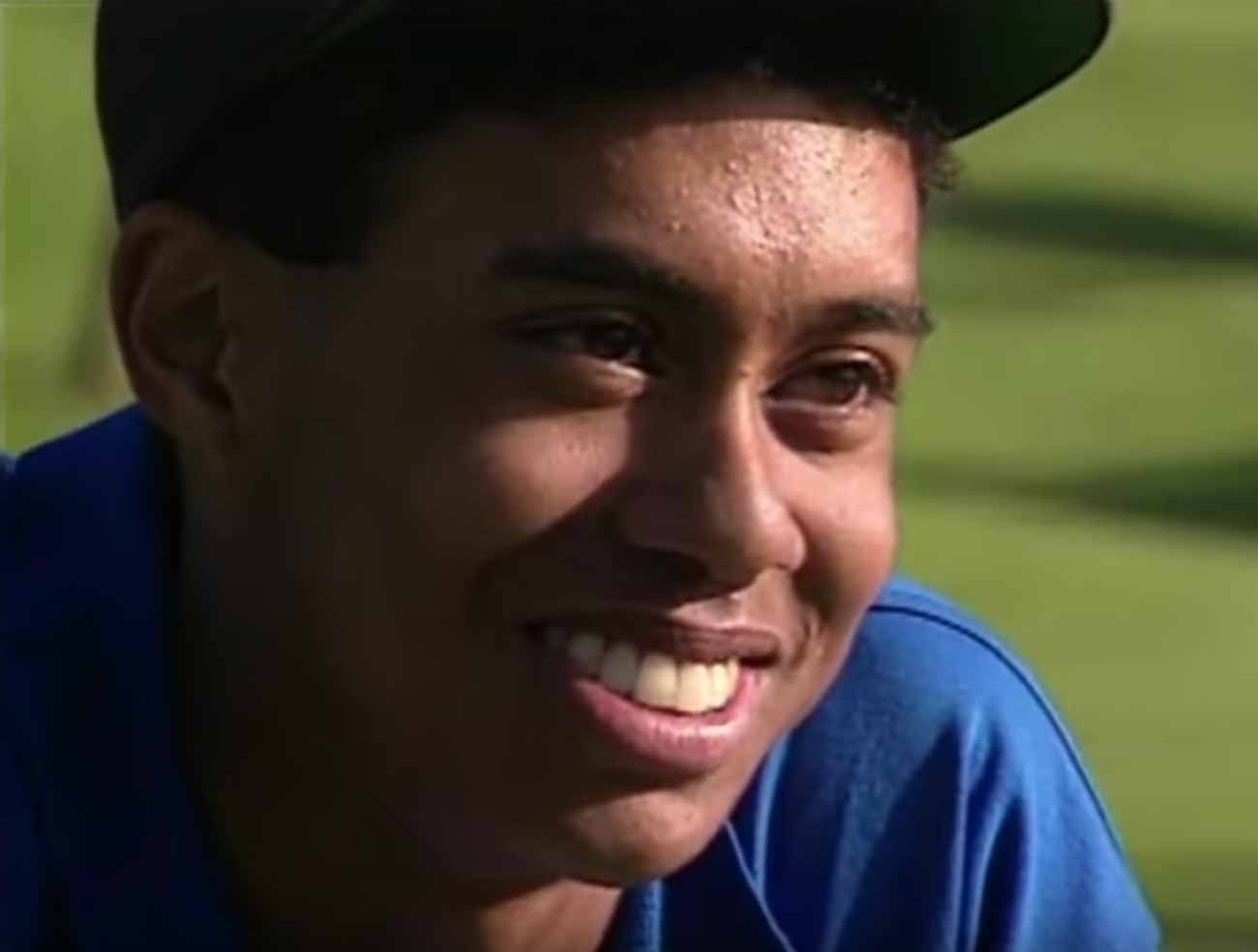 Tiger Woods, 17, already elite at fending off nosy press conference questions.