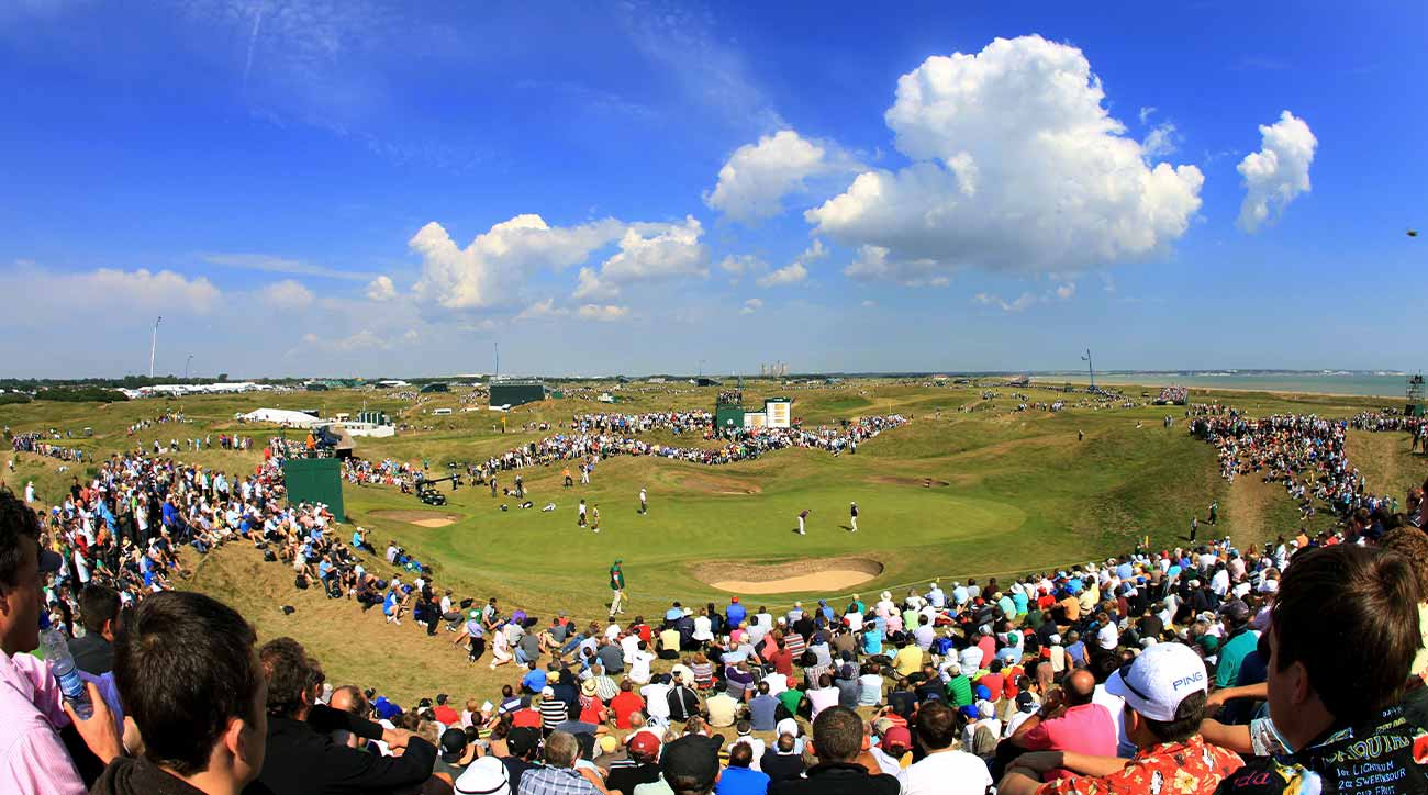 6th hole green royal st george's