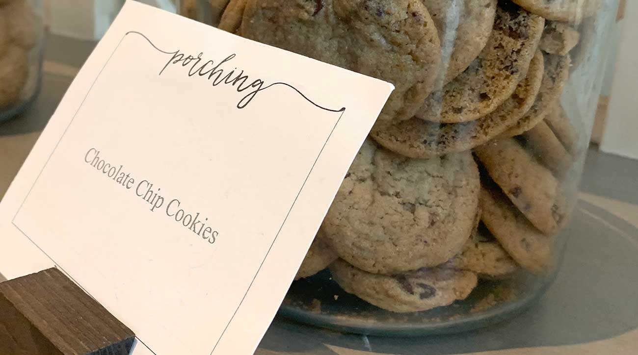 The chocolate chip cookies at Montage Palmetto Bluff.