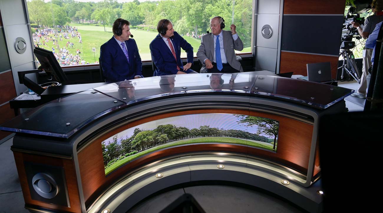 The cbs golf studio