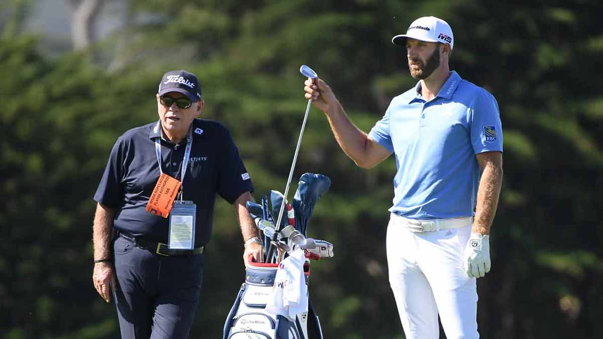 Butch Harmon and Dustin Johnson