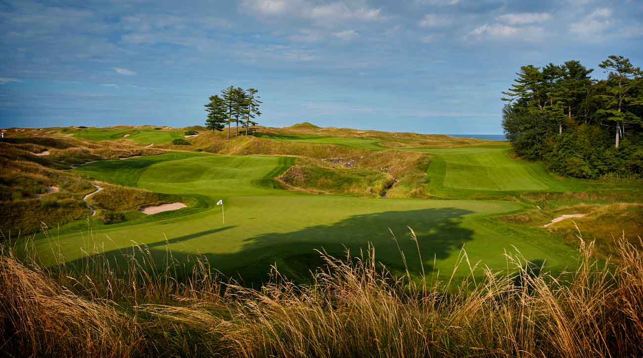18th hole at whistling straits golf course