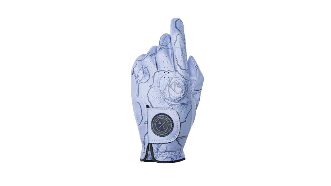 Asher golf glove in lilac