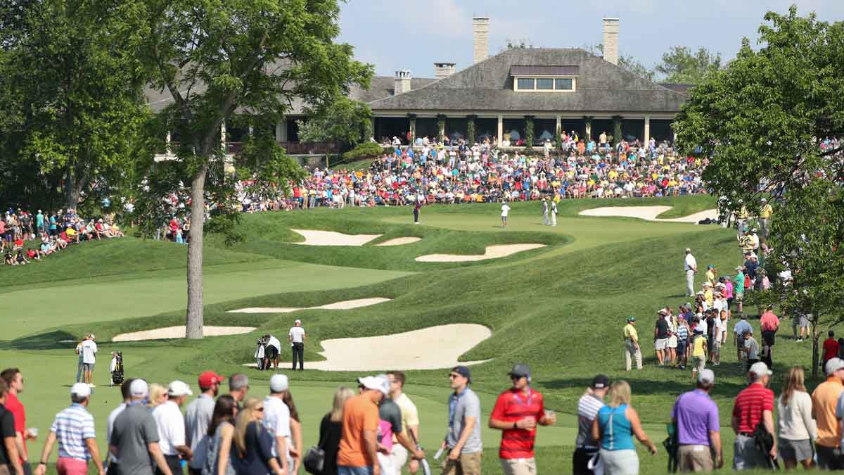 Memorial tournament 18th hole