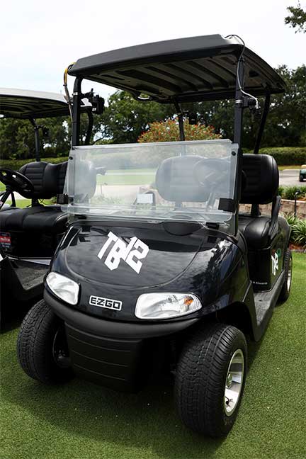 tom brady golf cart design