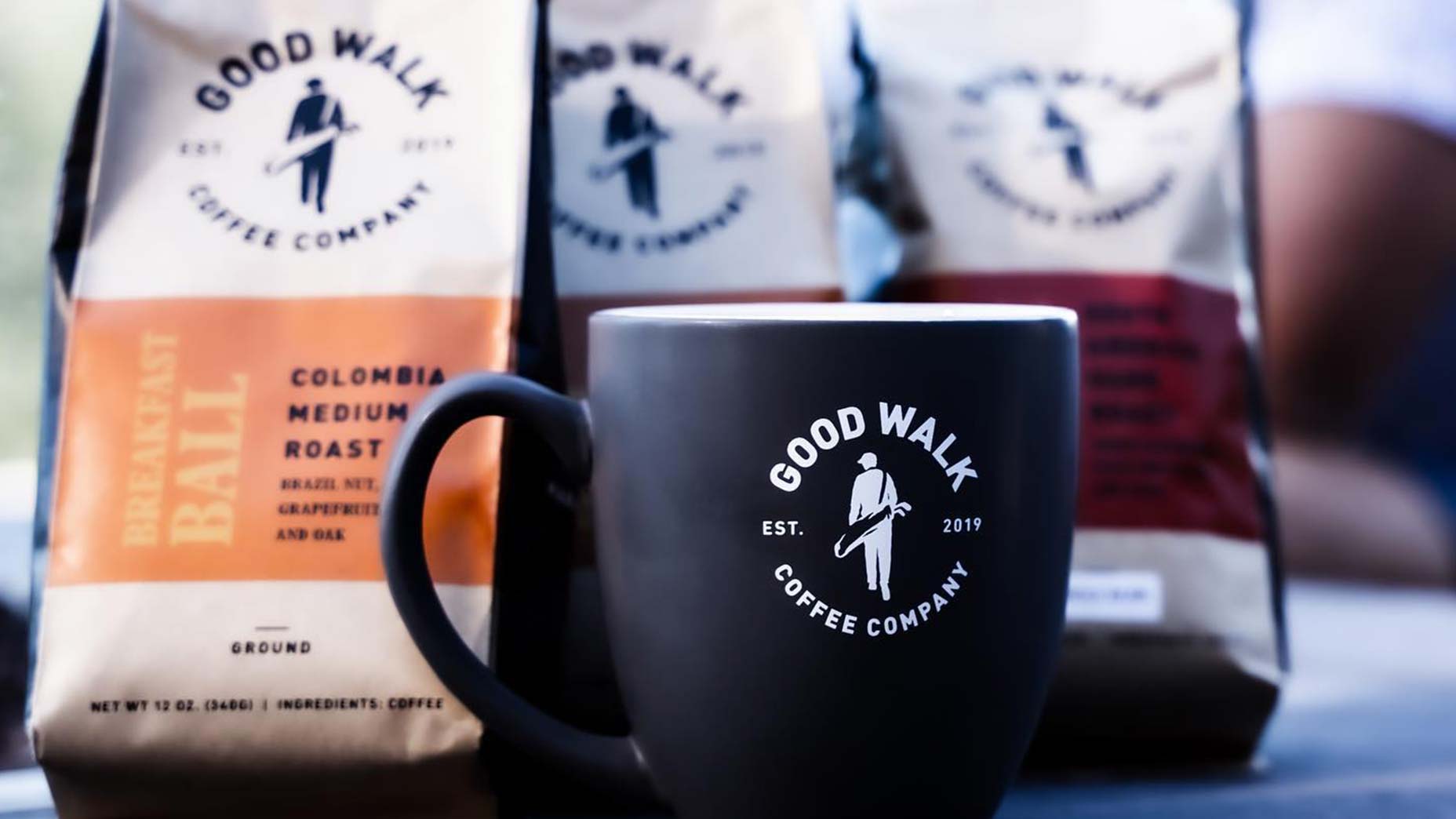 Good Walk mug bags beans