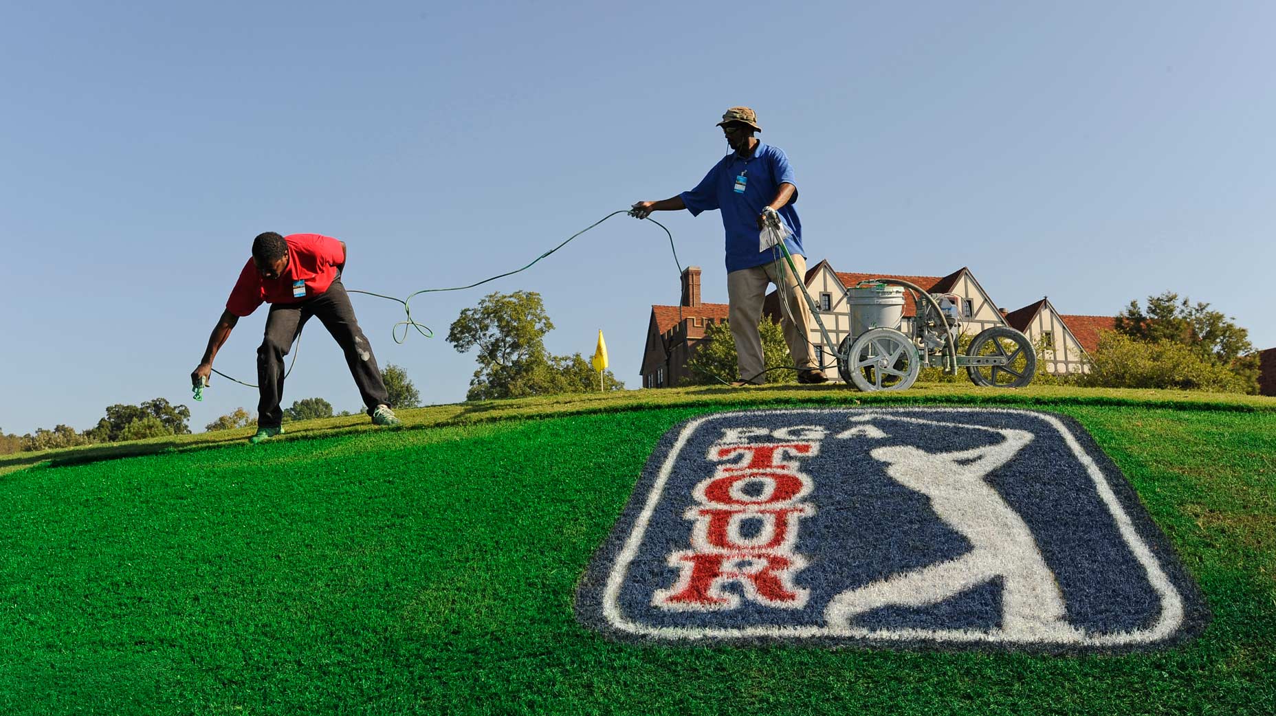 pga tour signage