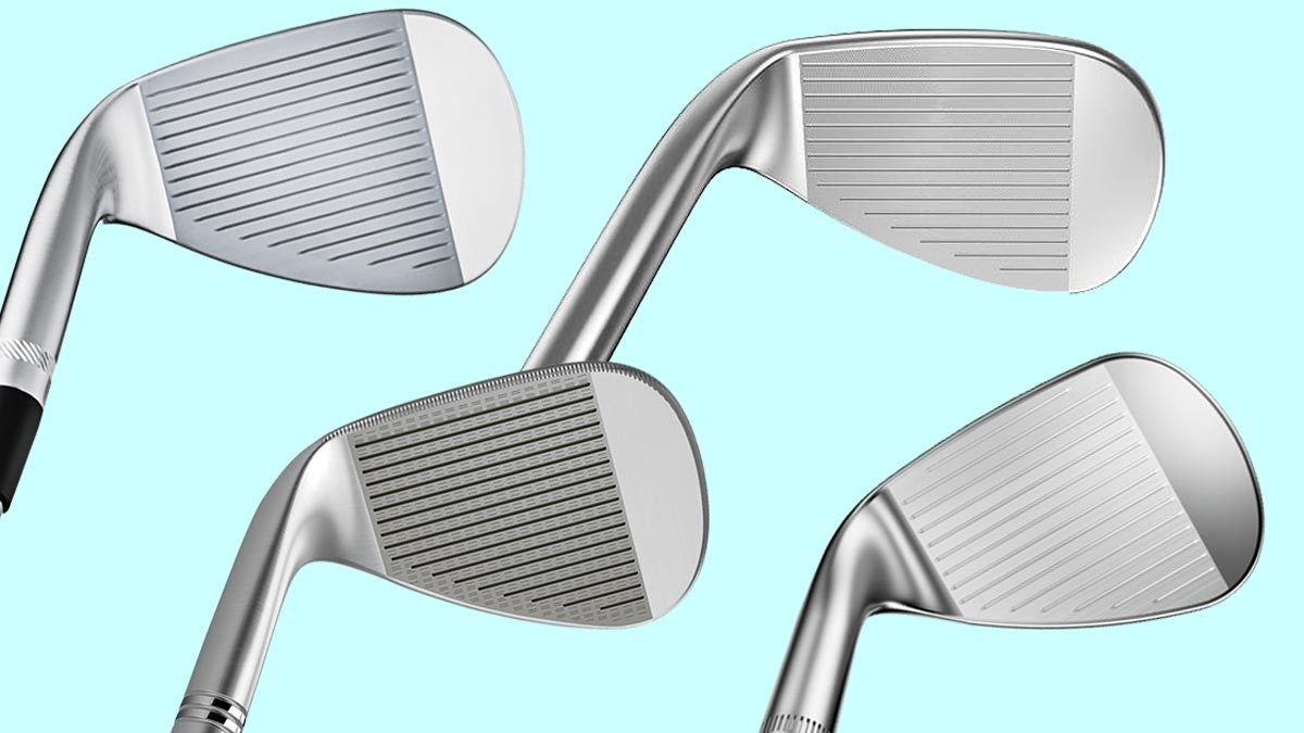 Four golf wedges
