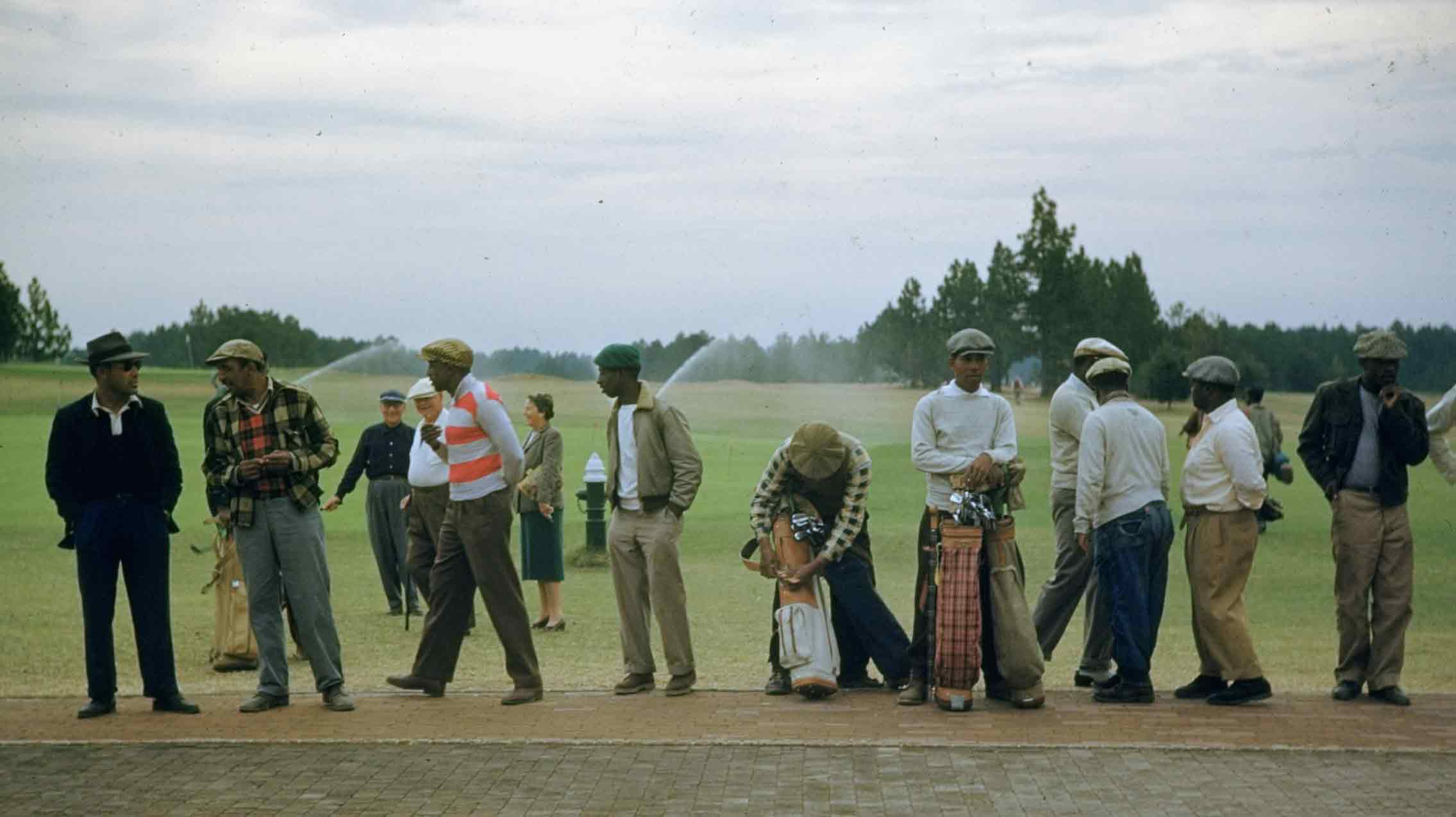 caddies at pinehurst in 1954