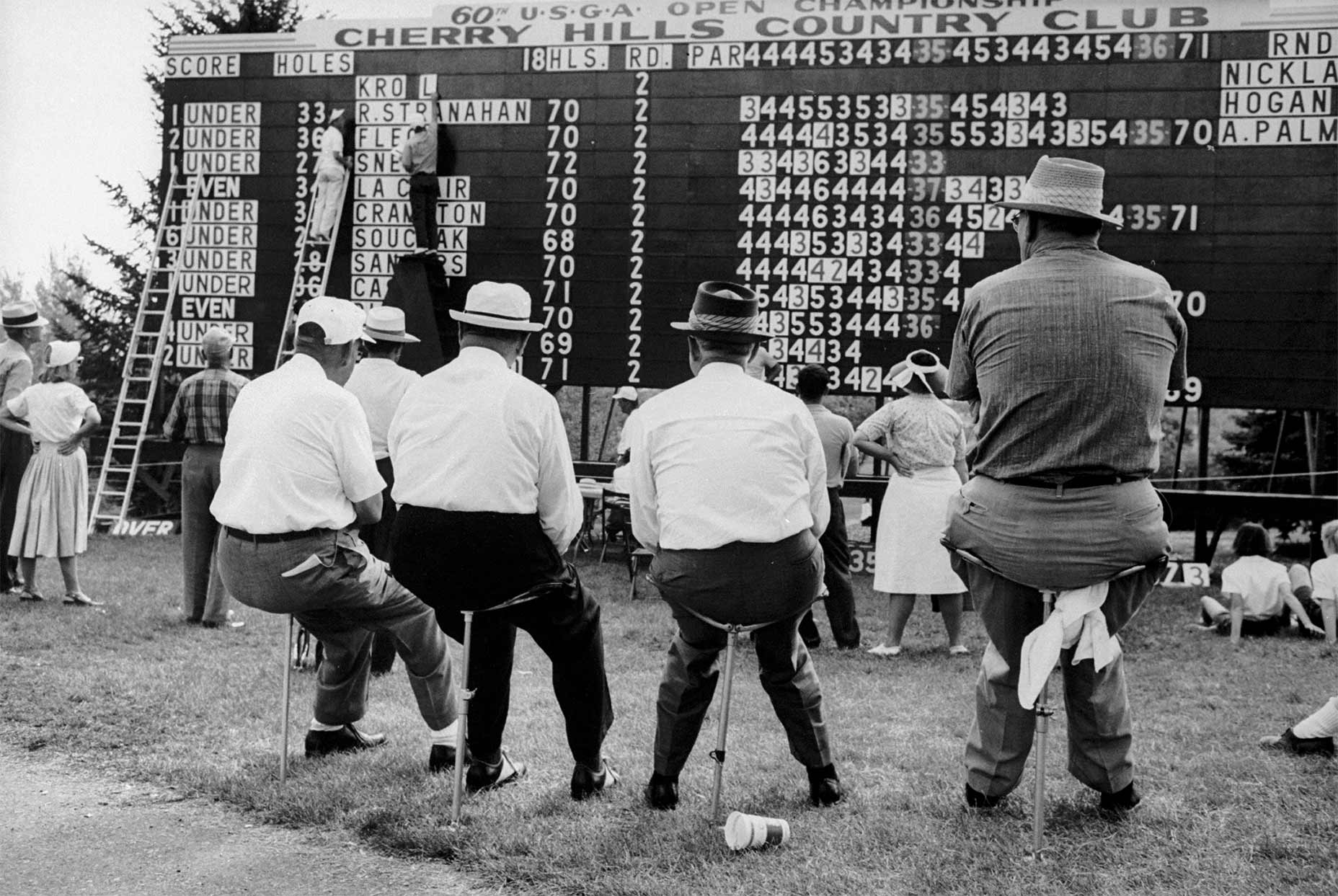 The leaderboard at Cherry Hills was hard to take an eye off.
