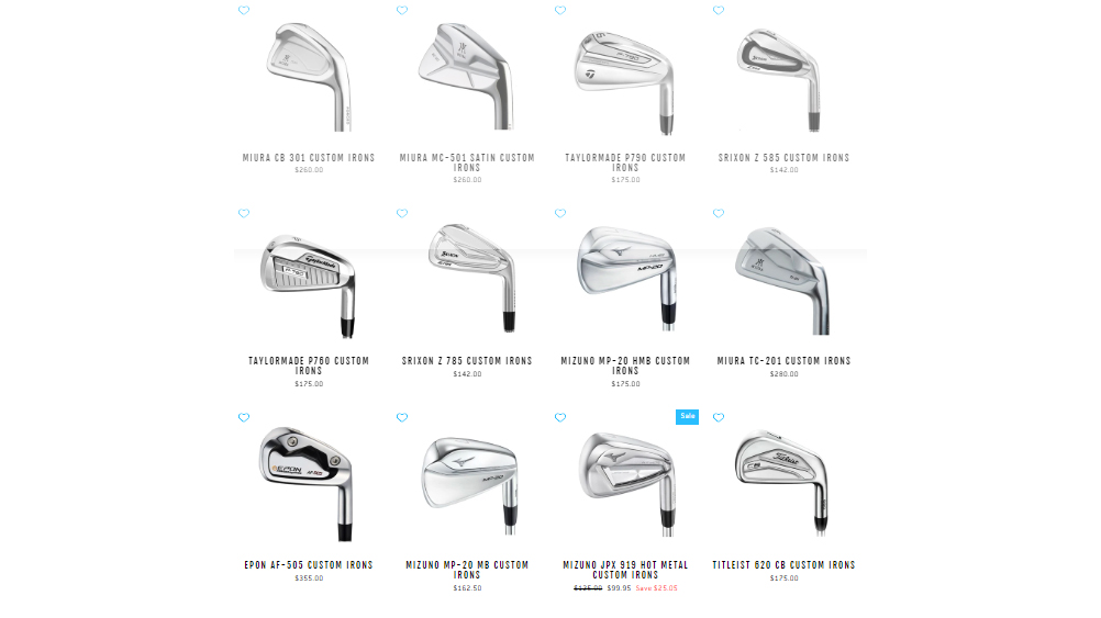 Golf irons