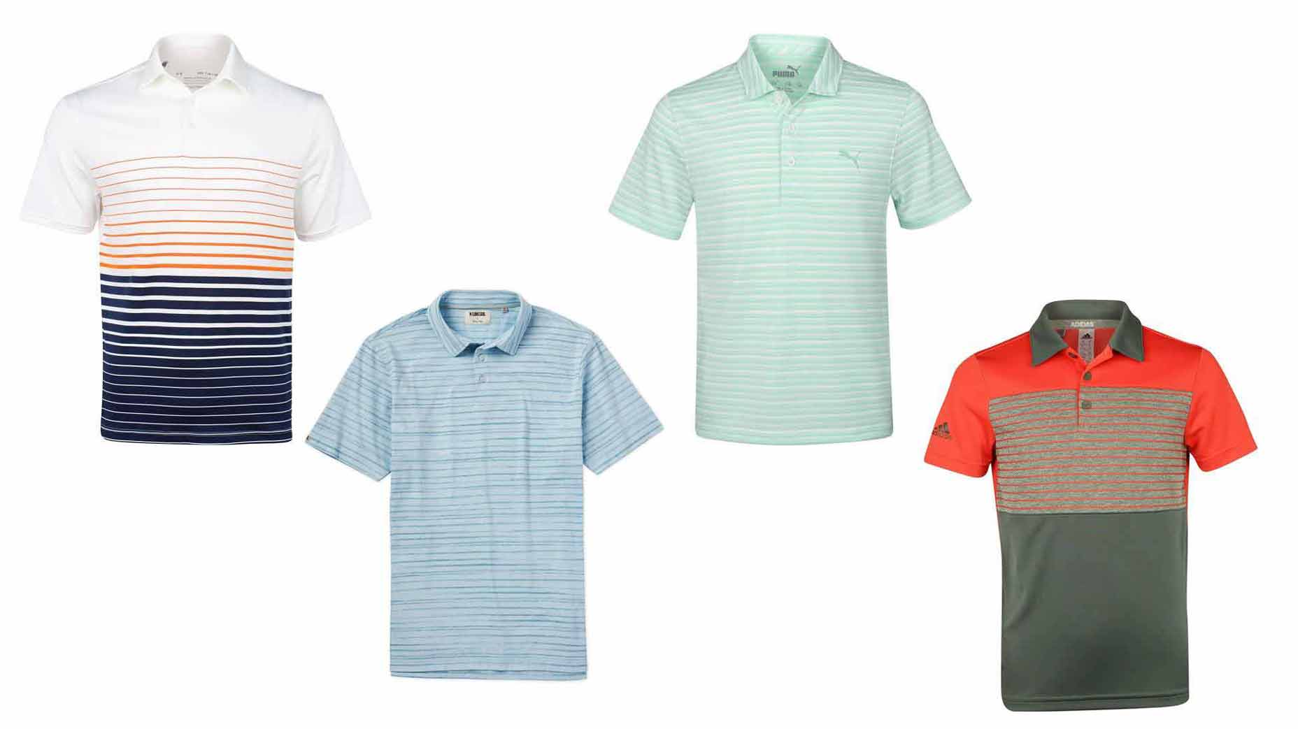Striped polos