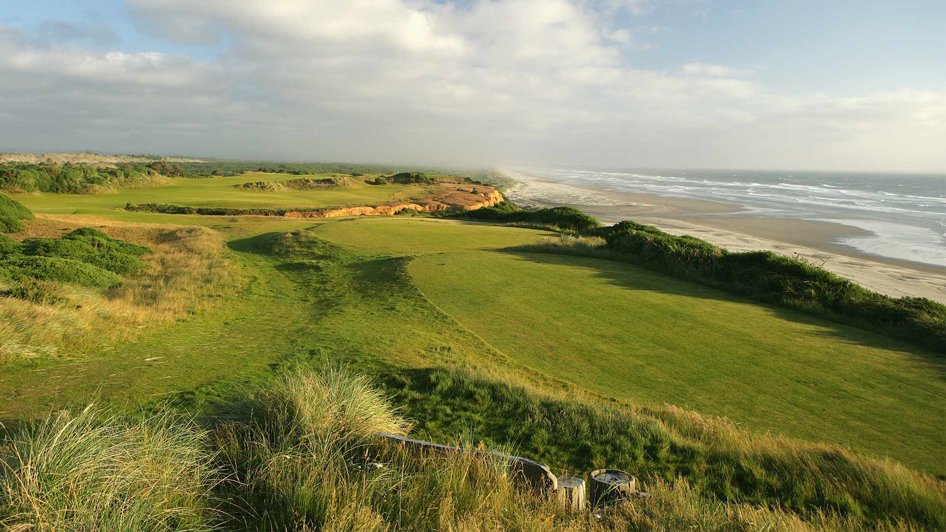The par-4 16th at Bandon Dunes.