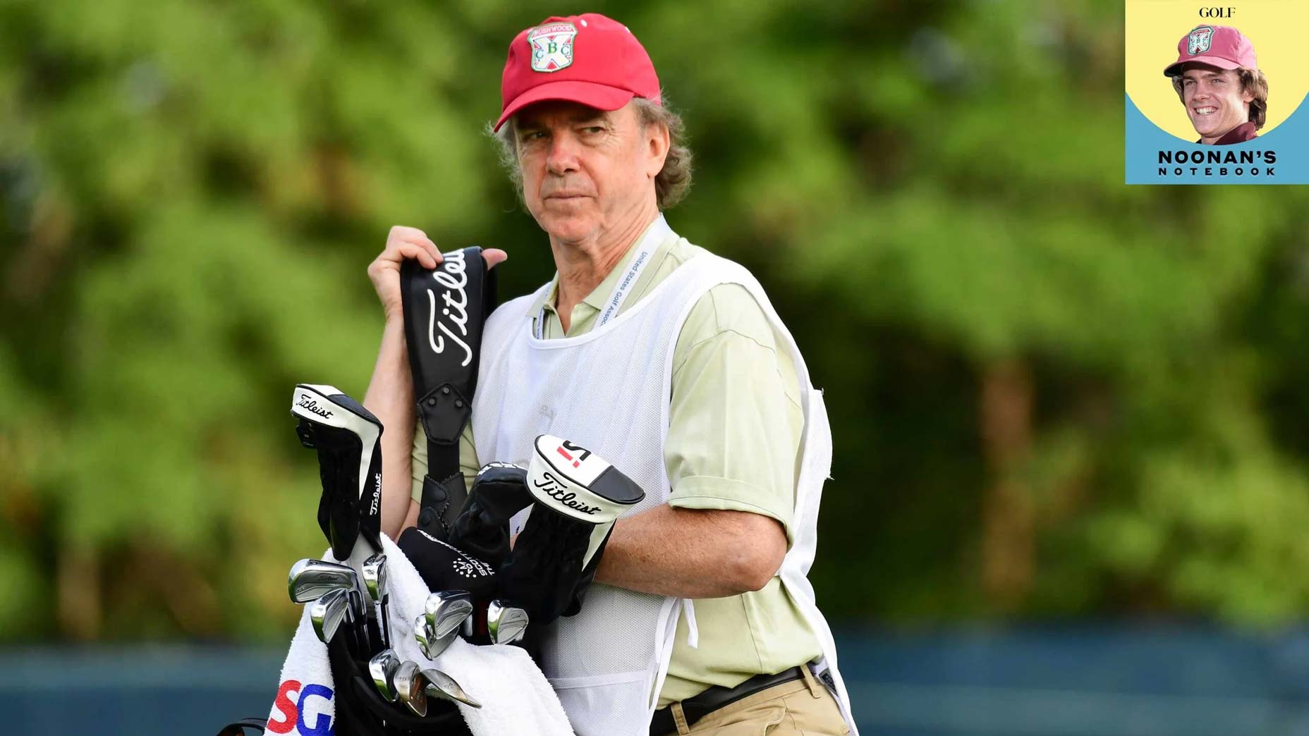 Michael O'Keefe at the U.S. Open on Tuesday