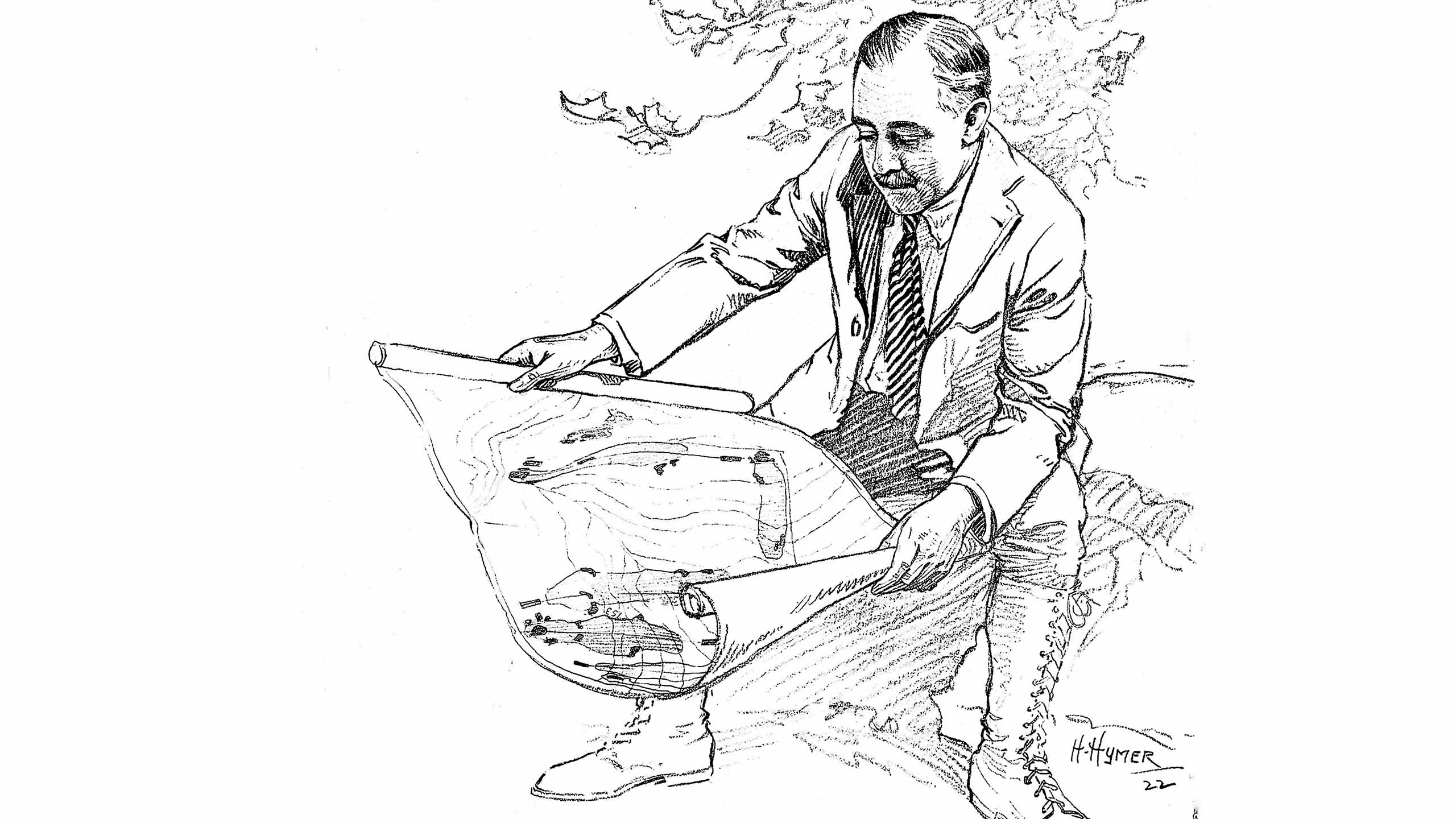 A.W. tillinghast sketch