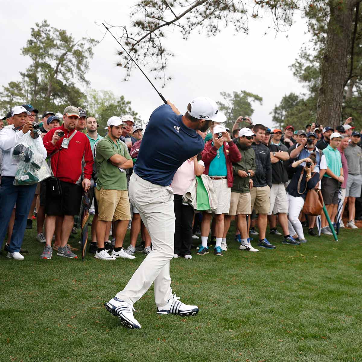 Dustin Johnson at the Masters.