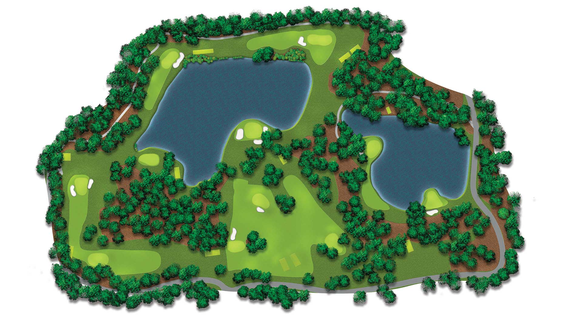 Masters par-3 illustration